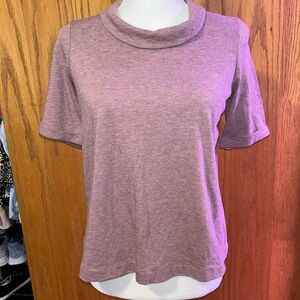 JJill Pure Jill XSP mock neck short sleeve top, NWT!